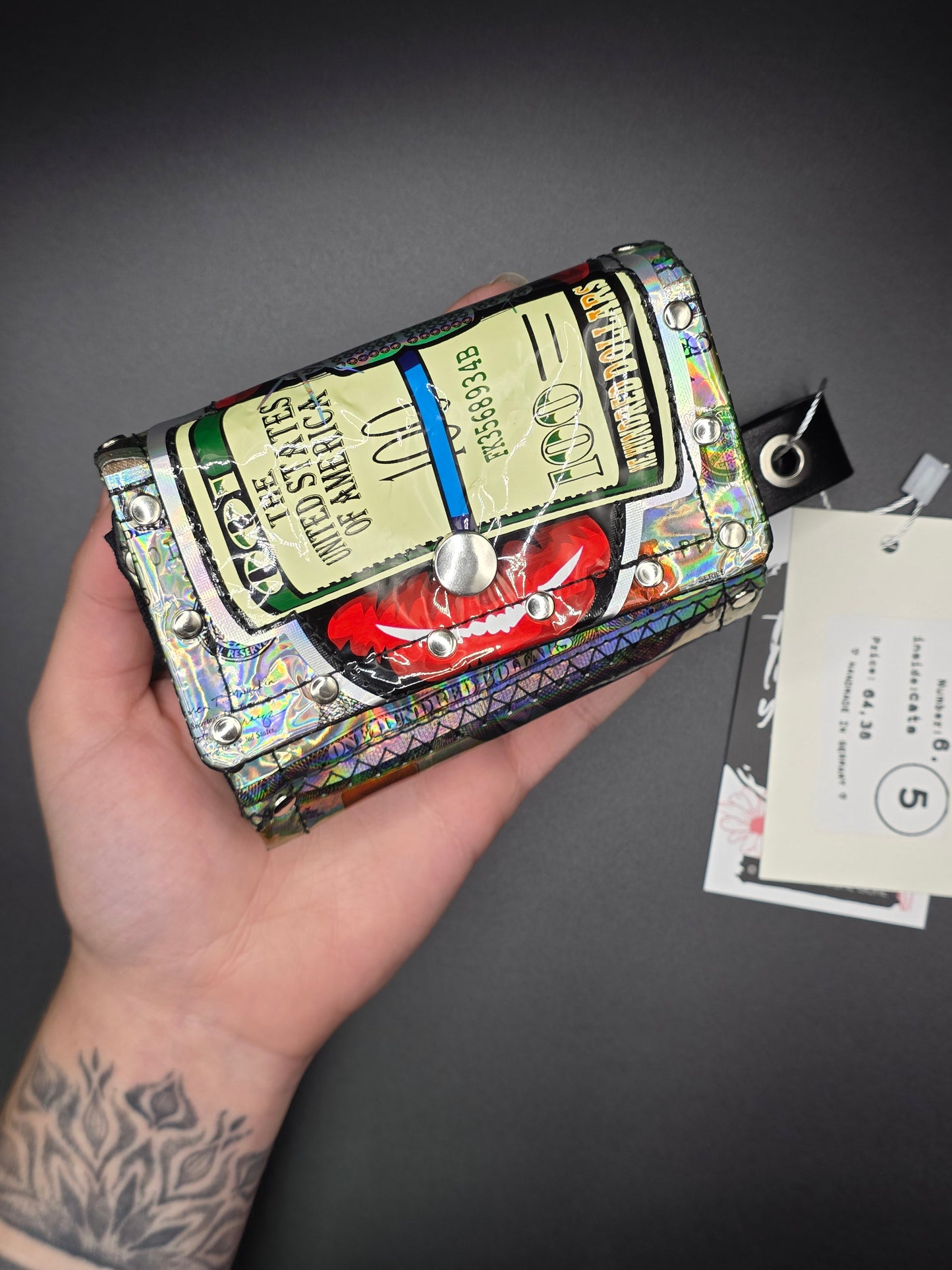 6.5 upcycling wallet - CATS (calibags) - DIE FRECHE GÖRE