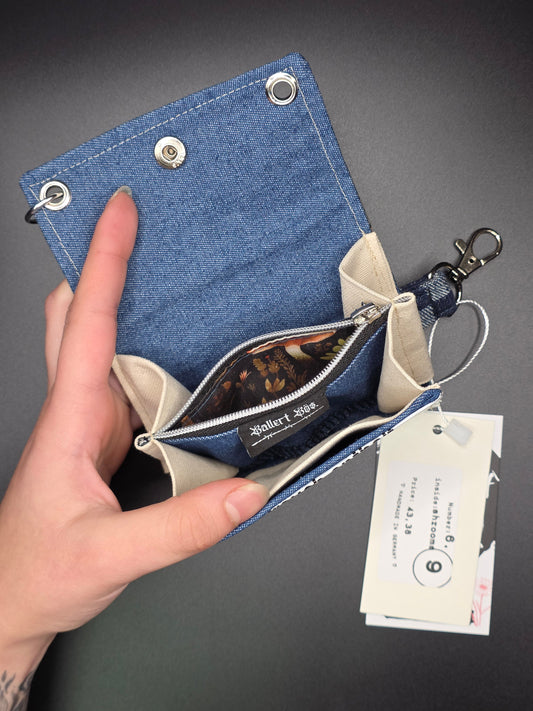 6.9 upcycling wallet - SHROOMS - DIE FRECHE GÖRE