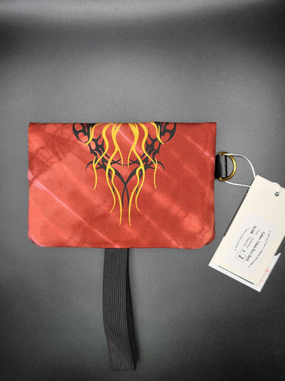 7.2 Tabacco pouch, Tribals, rust red batik - DIE FRECHE GÖRE