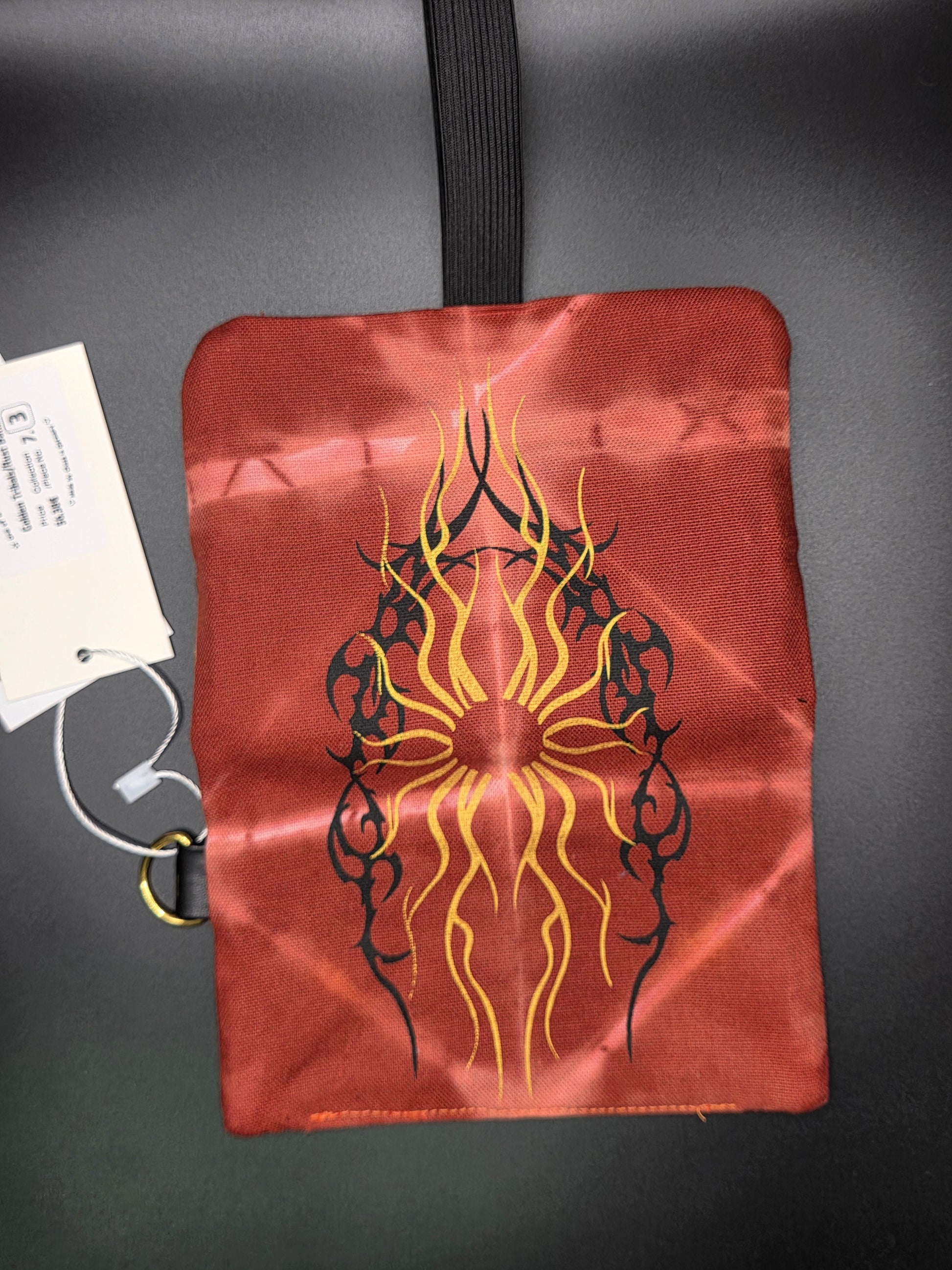 7.3 Tabacco pouch, Tribals, rust red batik - DIE FRECHE GÖRE