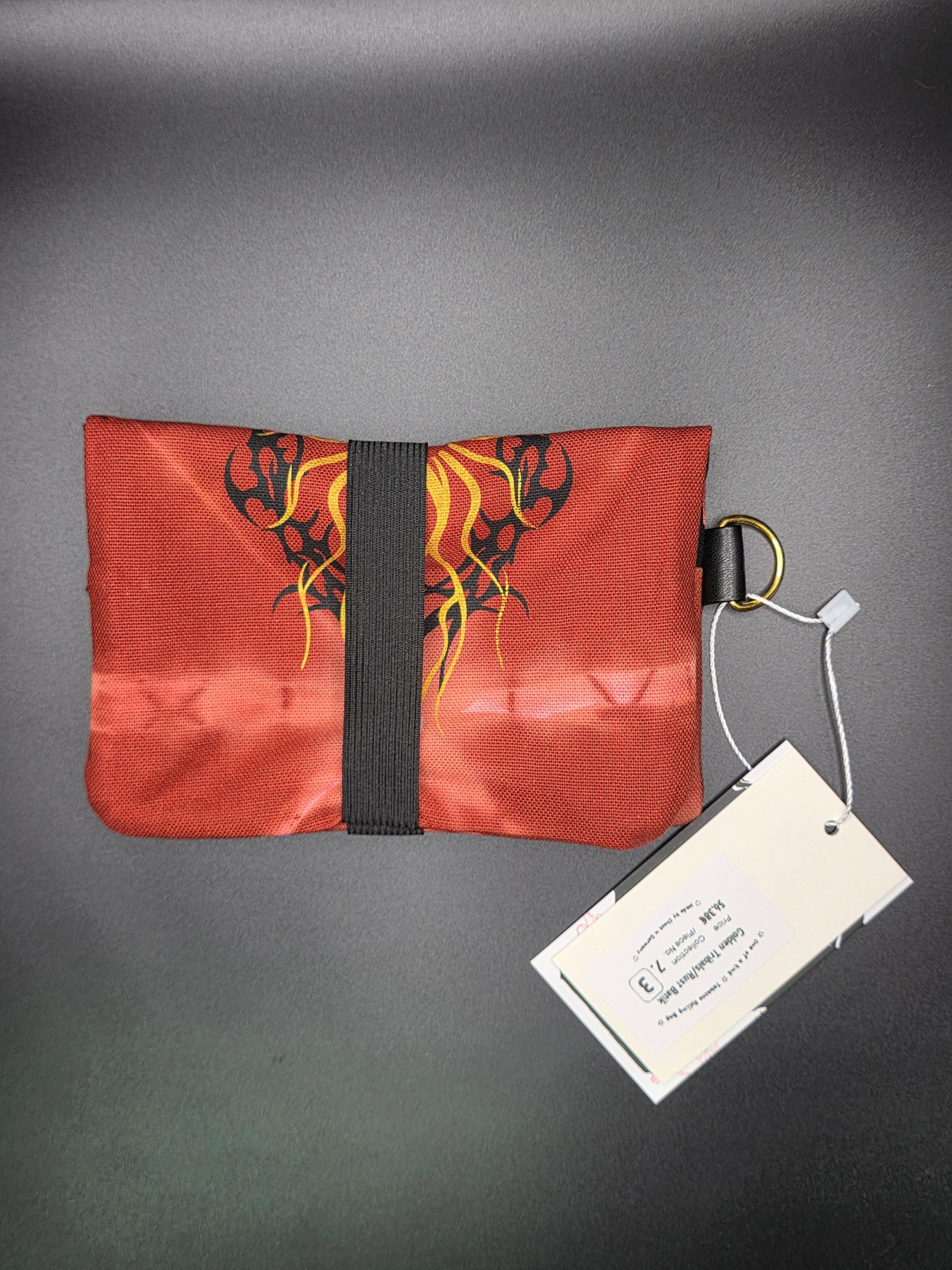 7.3 Tabacco pouch, Tribals, rust red batik - DIE FRECHE GÖRE