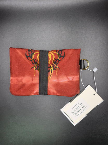 7.3 Tabacco pouch, Tribals, rust red batik - DIE FRECHE GÖRE