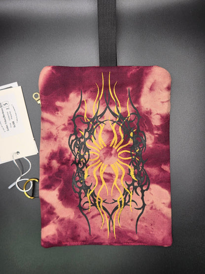 7.5 Tabacco pouch, Tribals, Bordeaux batik - DIE FRECHE GÖRE