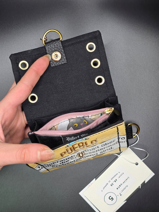 7.5 upcycling wallet - CATS - DIE FRECHE GÖRE