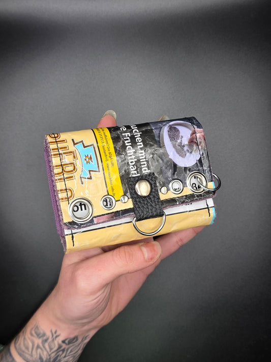 8.1 upcycling wallet - PINK CATS - DIE FRECHE GÖRE