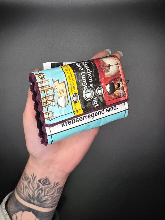 8.2 upcycling wallet - PINK CATS - DIE FRECHE GÖRE