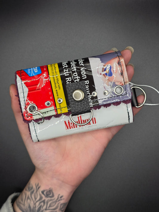 8.3 upcycling wallet - BEIGE CATS - DIE FRECHE GÖRE