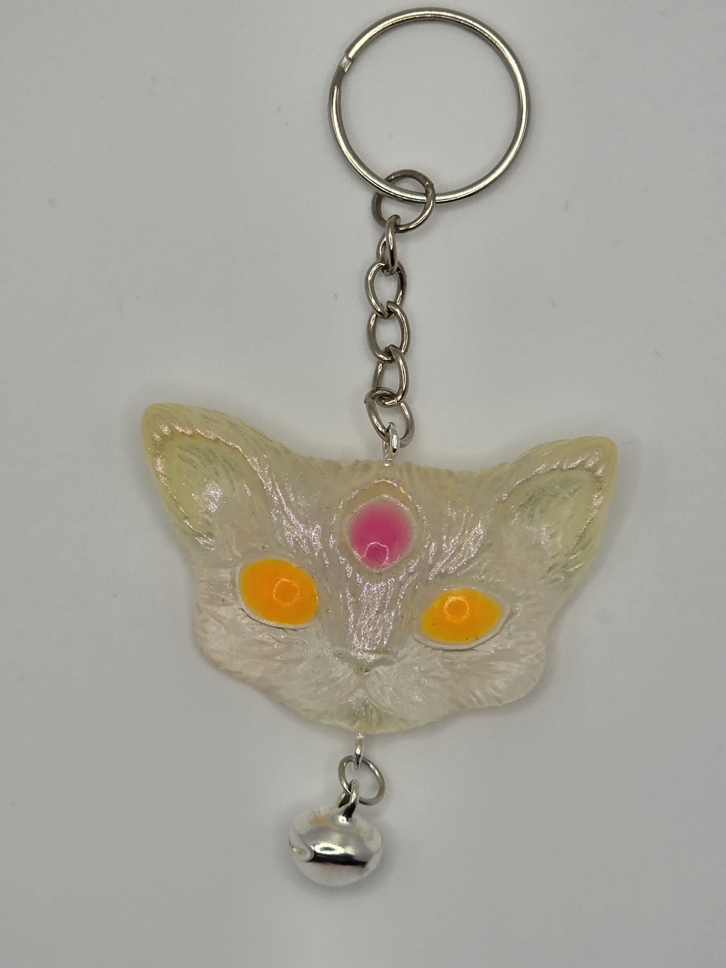 Lucky Cat Keychains, with Bell