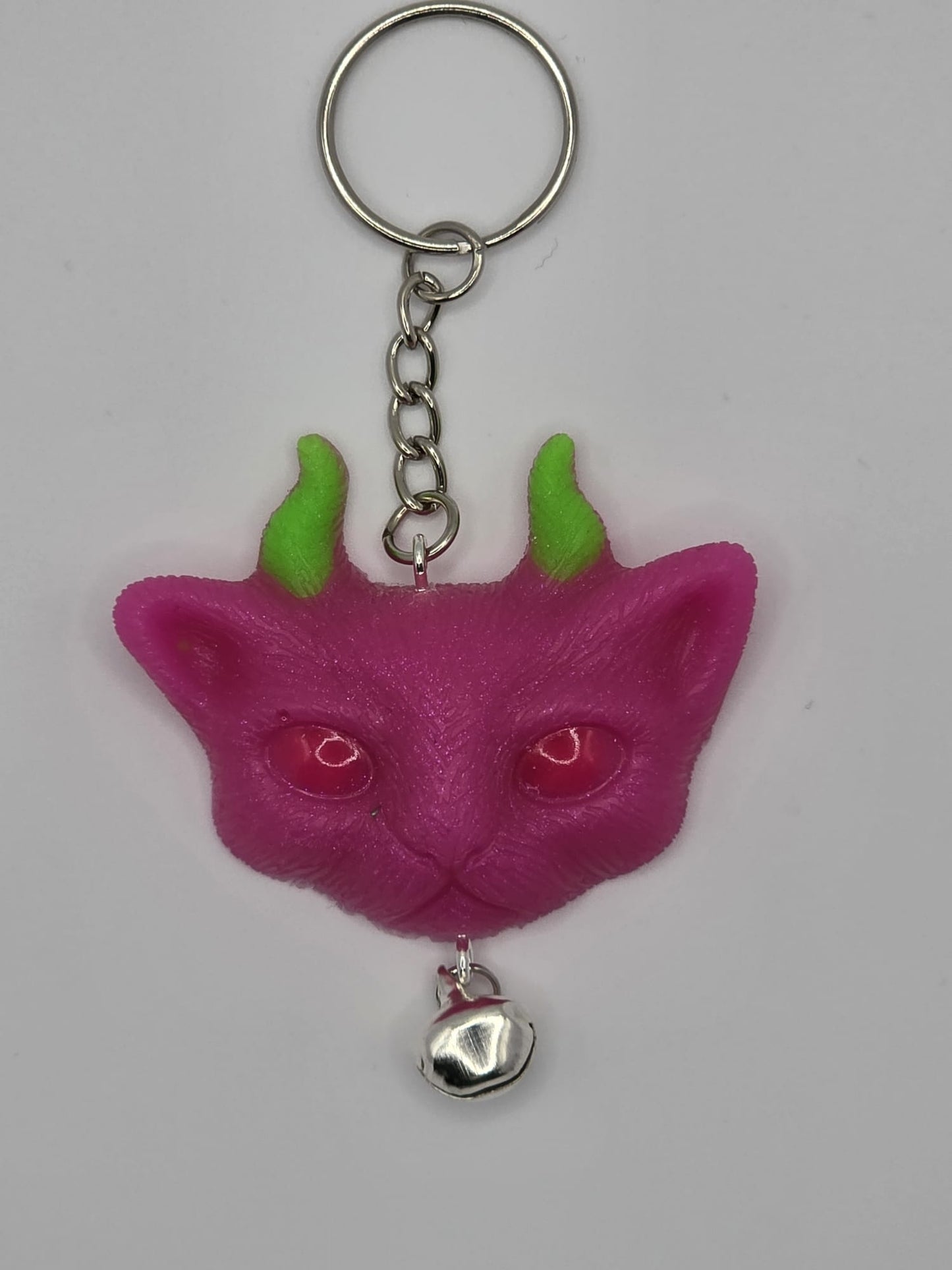 Lucky Cat Keychains, with Bell