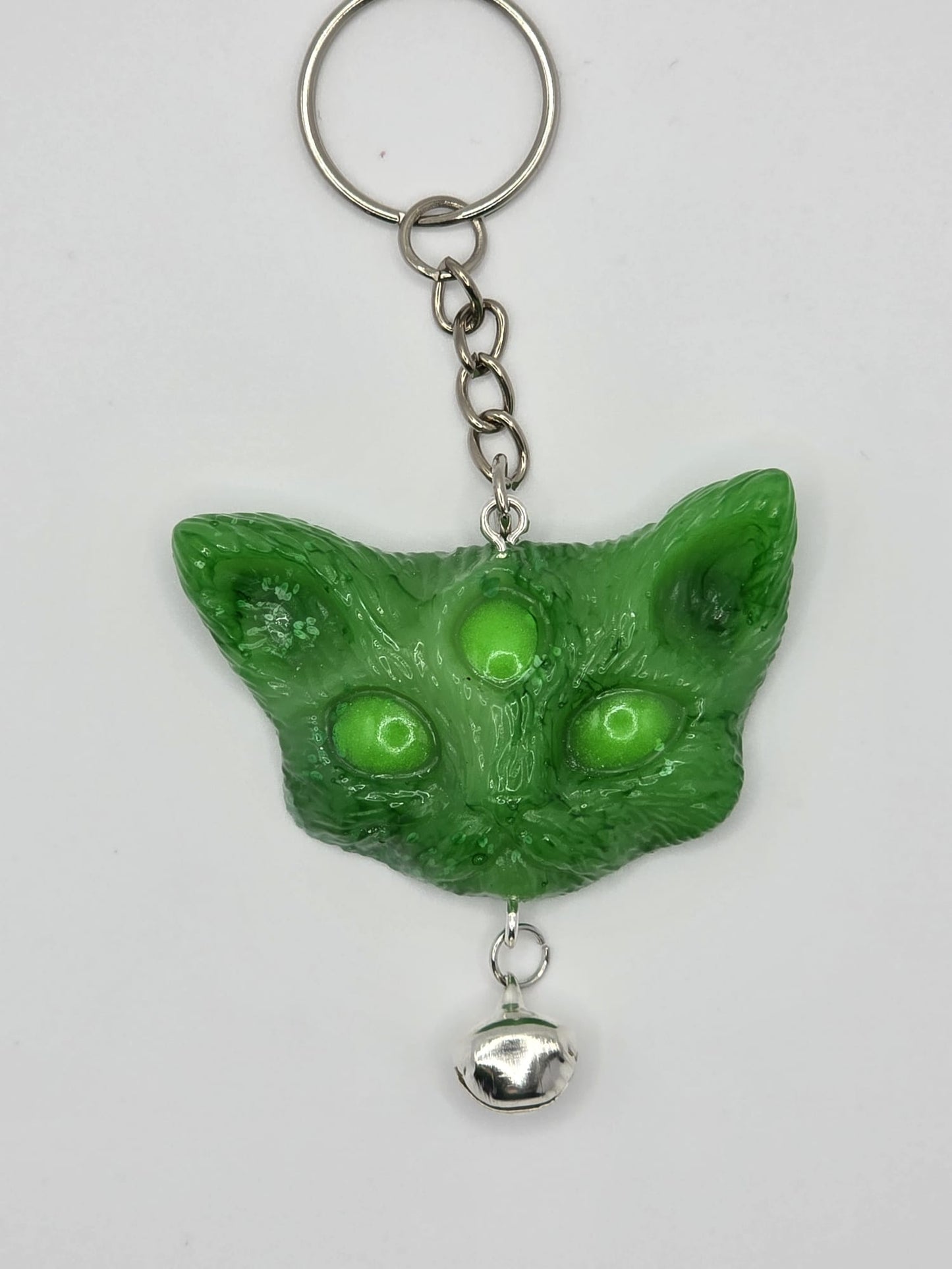 Lucky Cat Keychains, with Bell