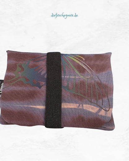 Batik „Butterfly" Tabaktasche Grau / Reflect - Hidden Cats