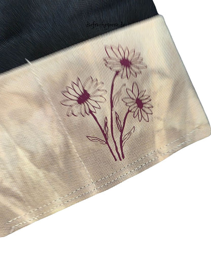Batik „Tribals" Tabaktasche Beige / gold