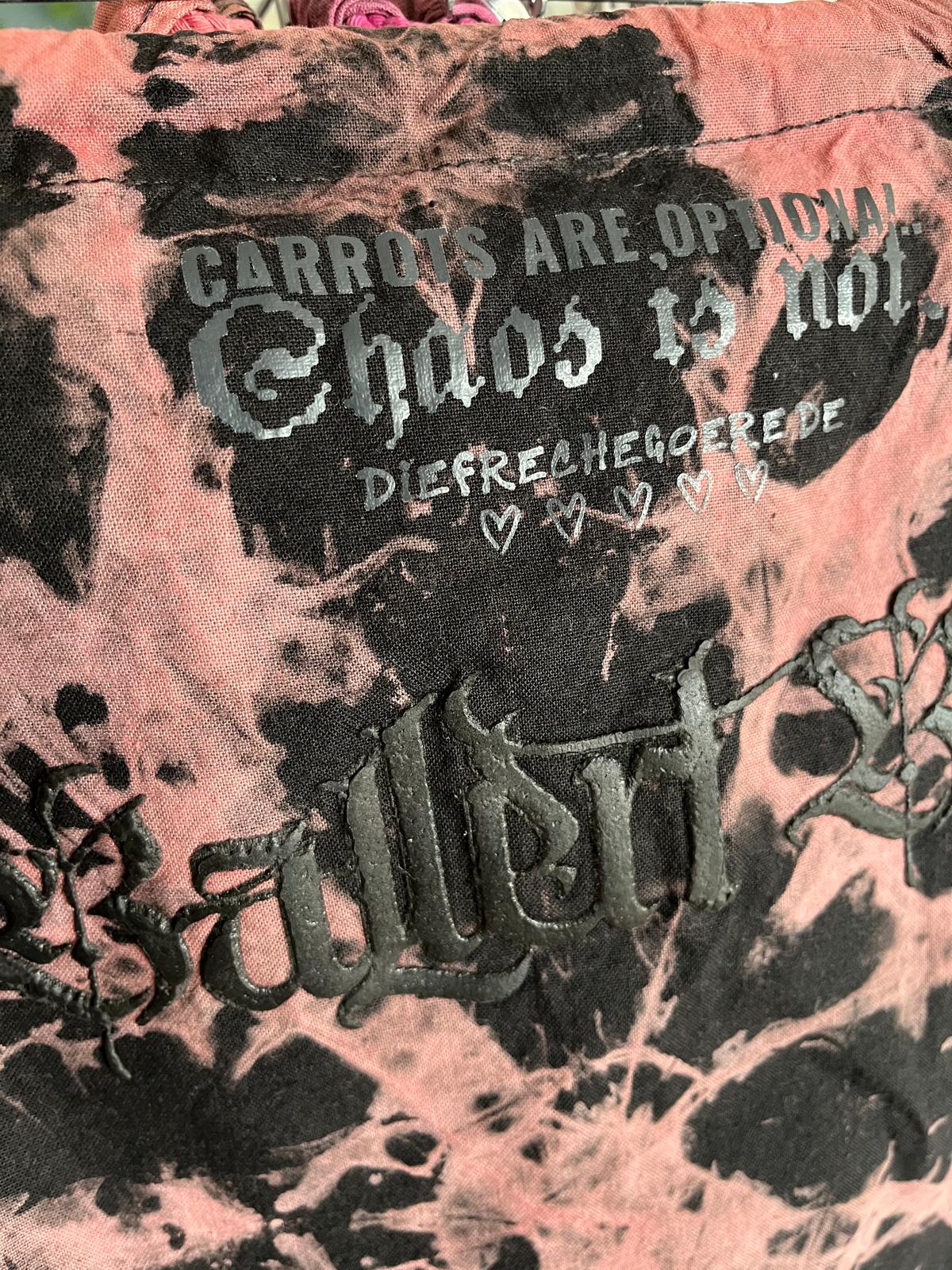 "Ballert Bös" Turnbeutel - Batik, verschiedene Farben, Einzelstücke (zufällige Auswahl) - DIE FRECHE GÖRE