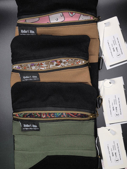 Basic Tabacco Pouch - Cord, Black - DIE FRECHE GÖRE