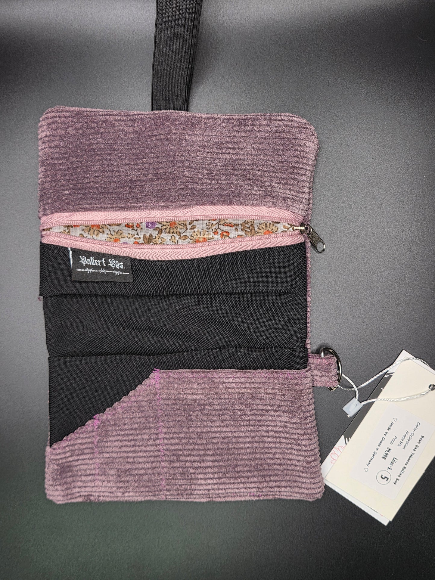 Basic Tabacco Pouch - Cord, Lilac - DIE FRECHE GÖRE