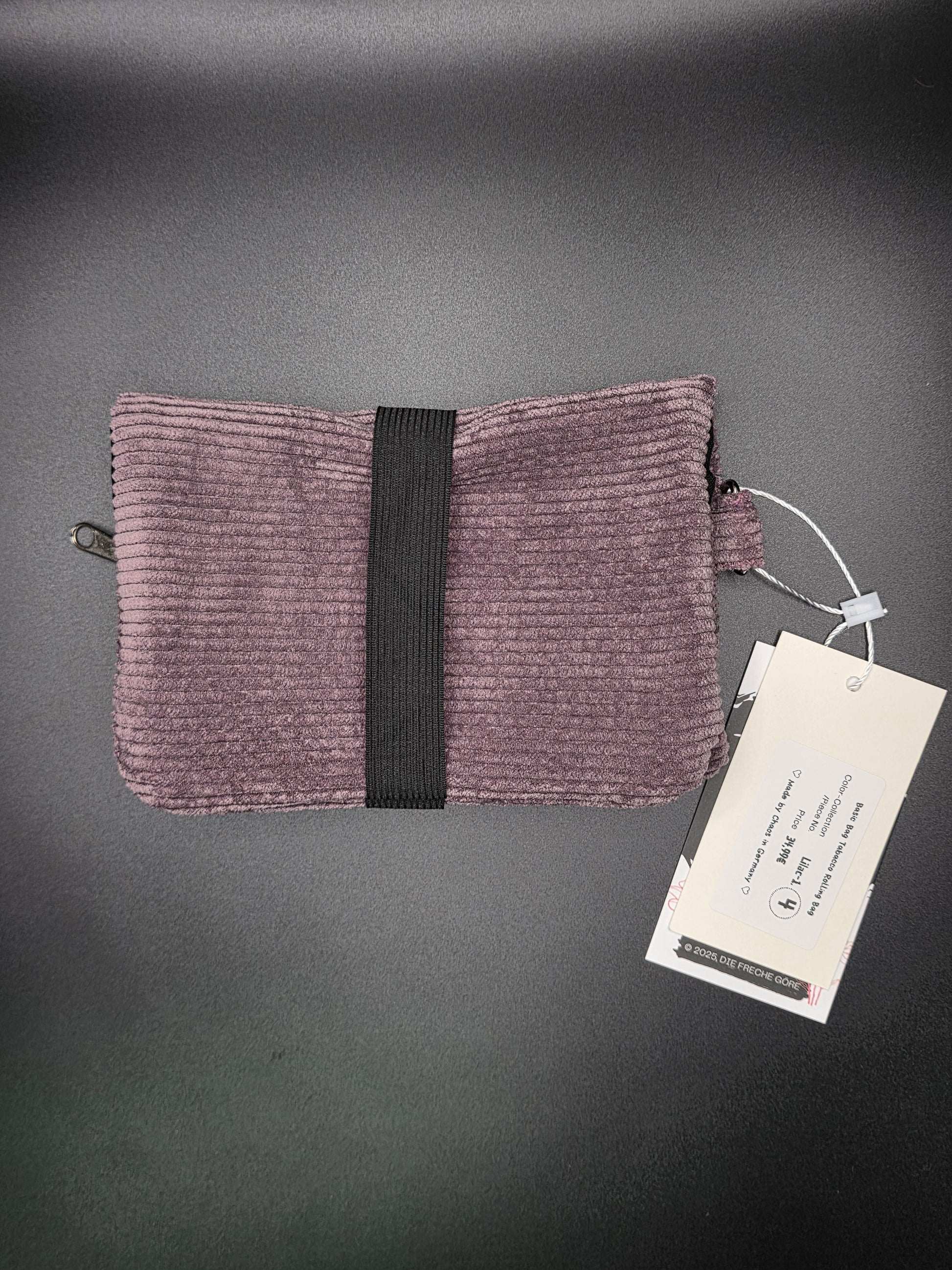 Basic Tabacco Pouch - Cord, Lilac - DIE FRECHE GÖRE