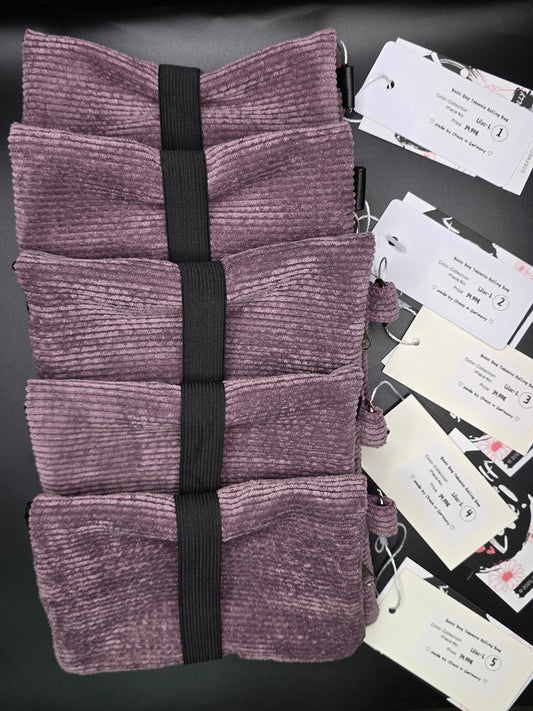 Basic Tabacco Pouch - Cord, Lilac - DIE FRECHE GÖRE