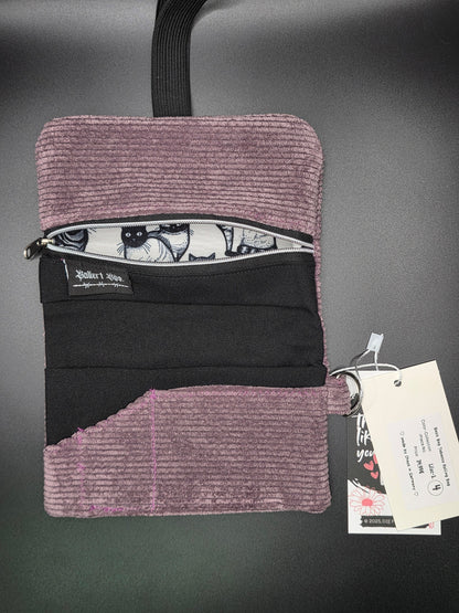 Basic Tabacco Pouch - Cord, Lilac - DIE FRECHE GÖRE