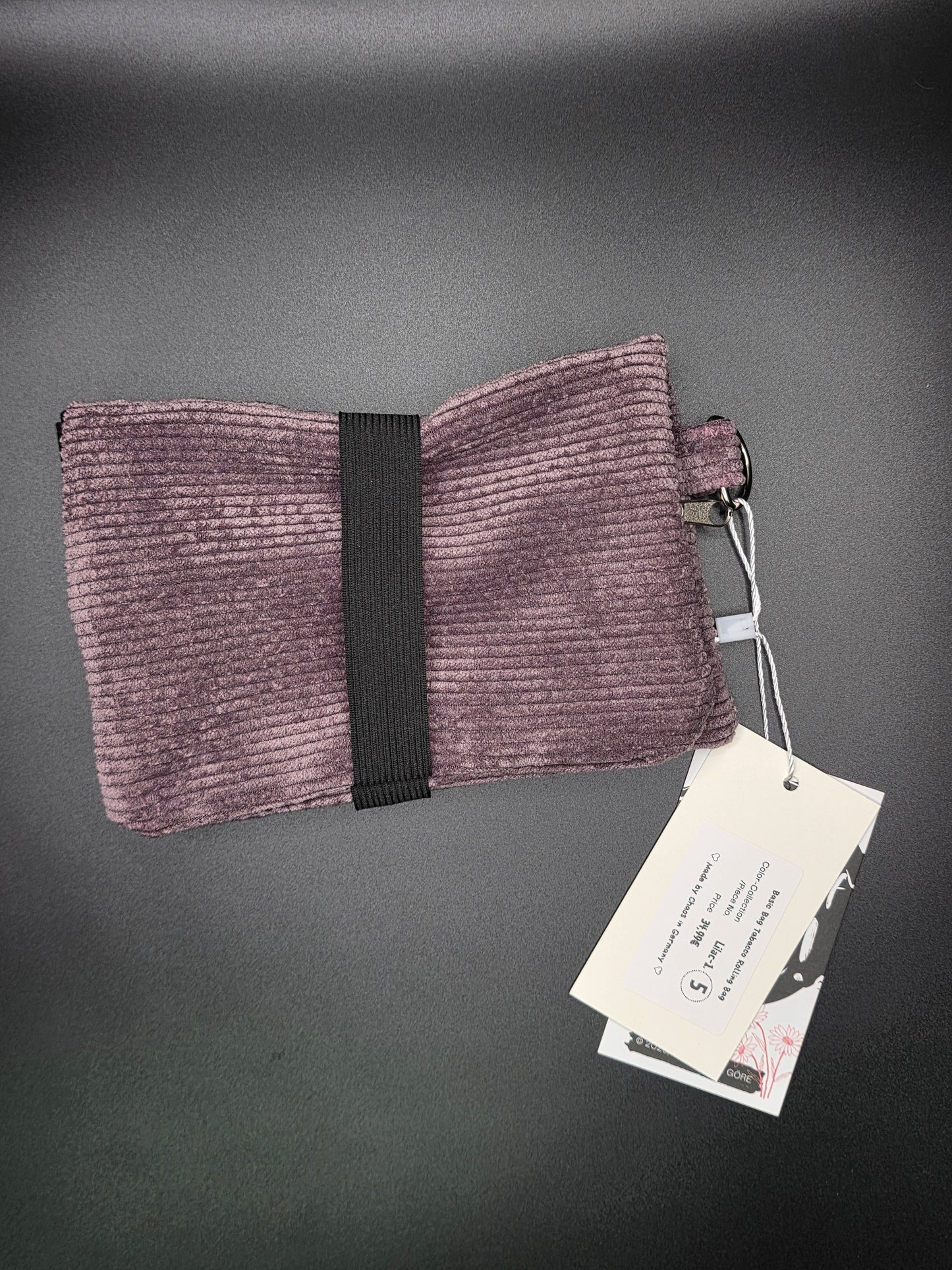 Basic Tabacco Pouch - Cord, Lilac - DIE FRECHE GÖRE