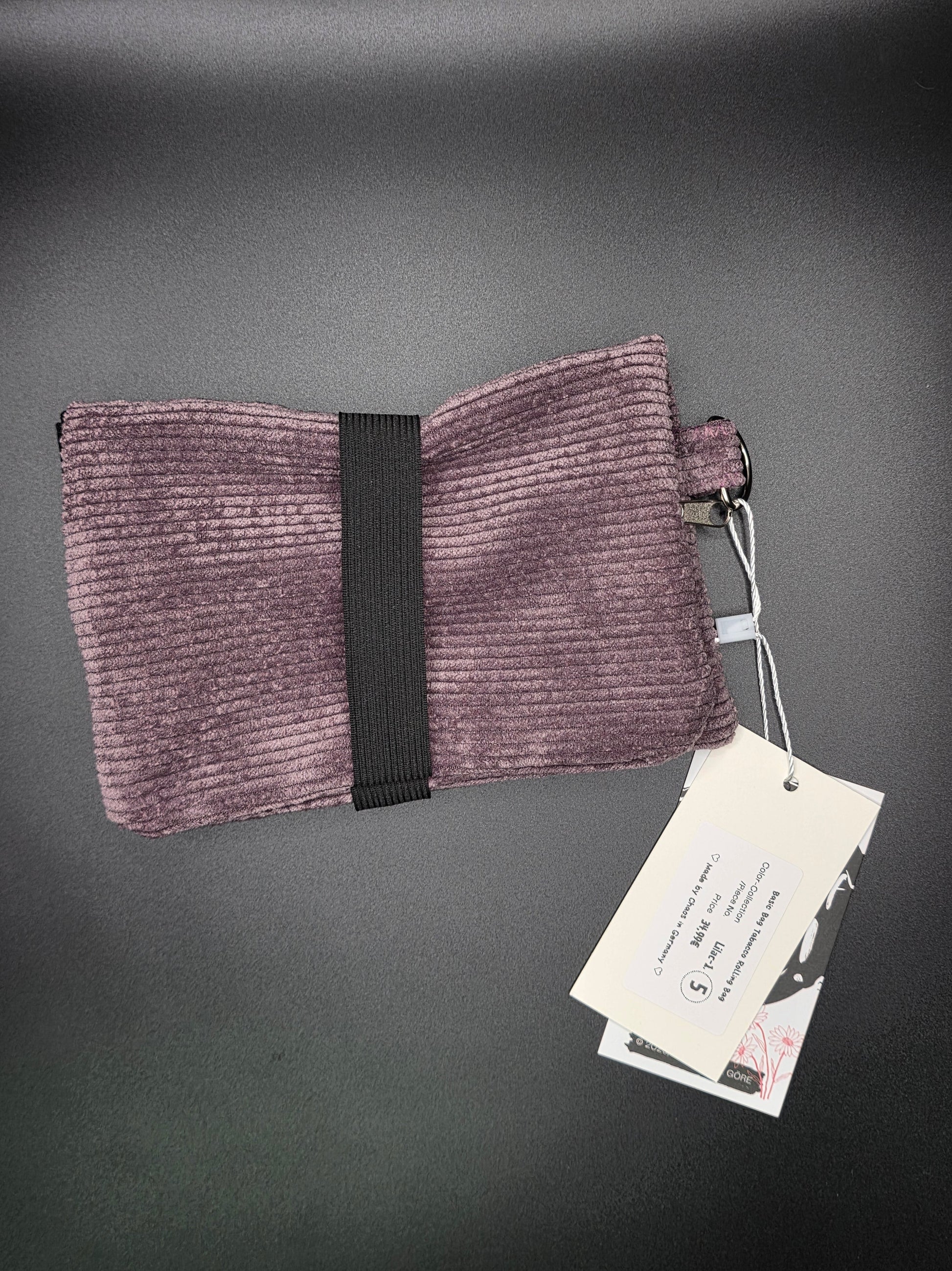 Basic Tabacco Pouch - Cord, Lilac - DIE FRECHE GÖRE