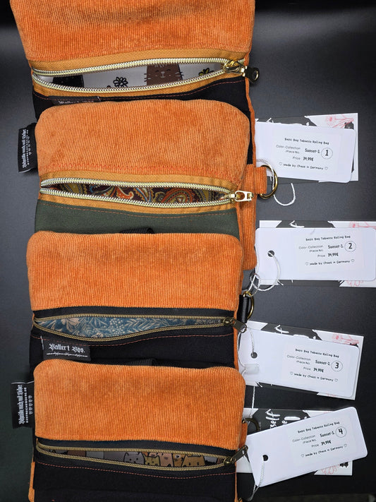 Basic Tabacco Pouch - Cord, Sunset - DIE FRECHE GÖRE