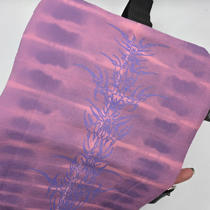 Batik „Lila Tribals" Tabaktasche Nr. 11 - DIE FRECHE GÖRE