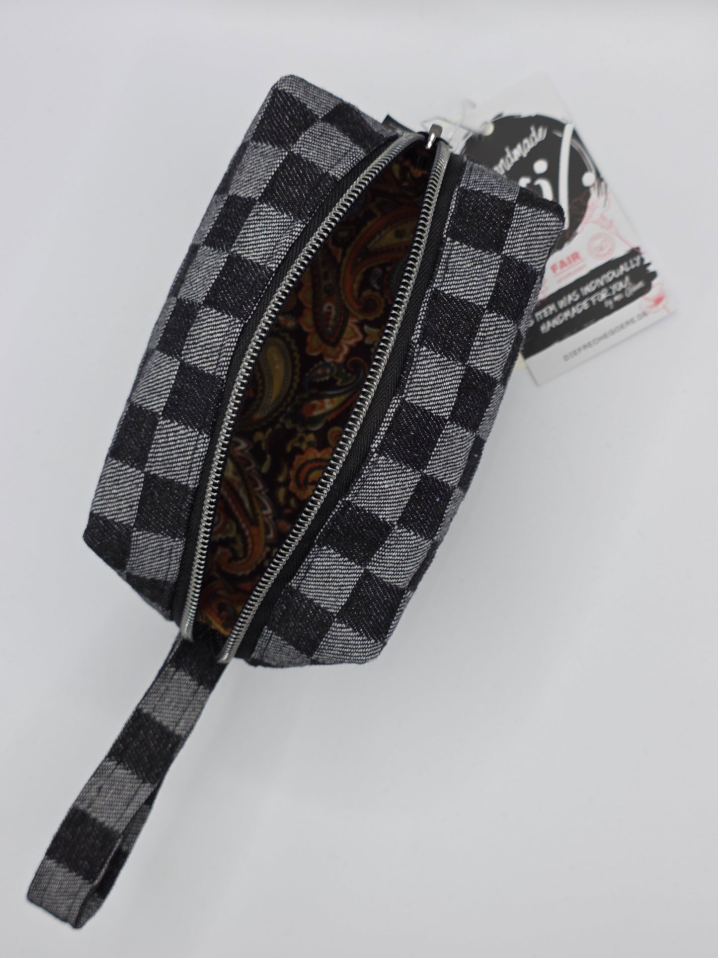 Boxy Bag - Chess - Black/Gray - DIE FRECHE GÖRE