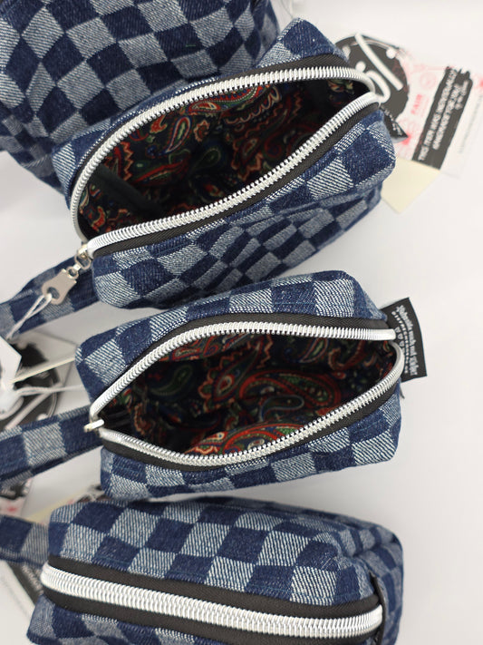Boxy Bag - Chess - blue - DIE FRECHE GÖRE