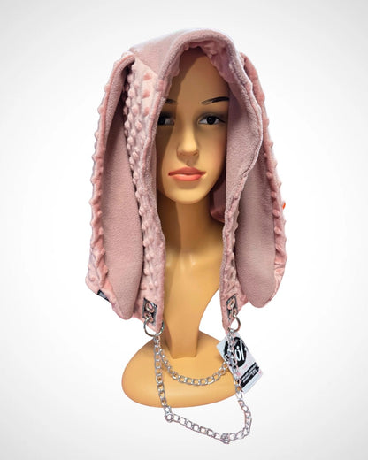 Bunny Hood, rosa - DIE FRECHE GÖRE