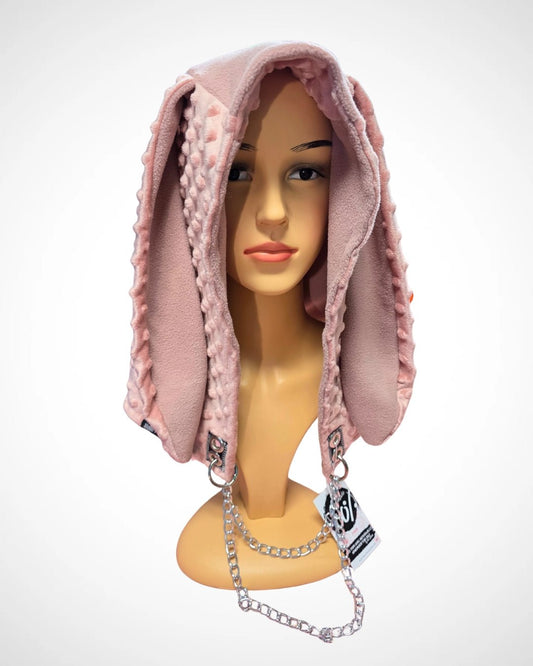 Bunny Hood, rosa - DIE FRECHE GÖRE