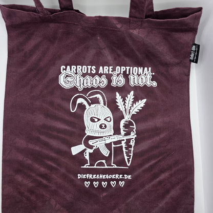 Einkaufstasche "CARROT CARTEL" - handbedruckt - Nr. 3 - DIE FRECHE GÖRE
