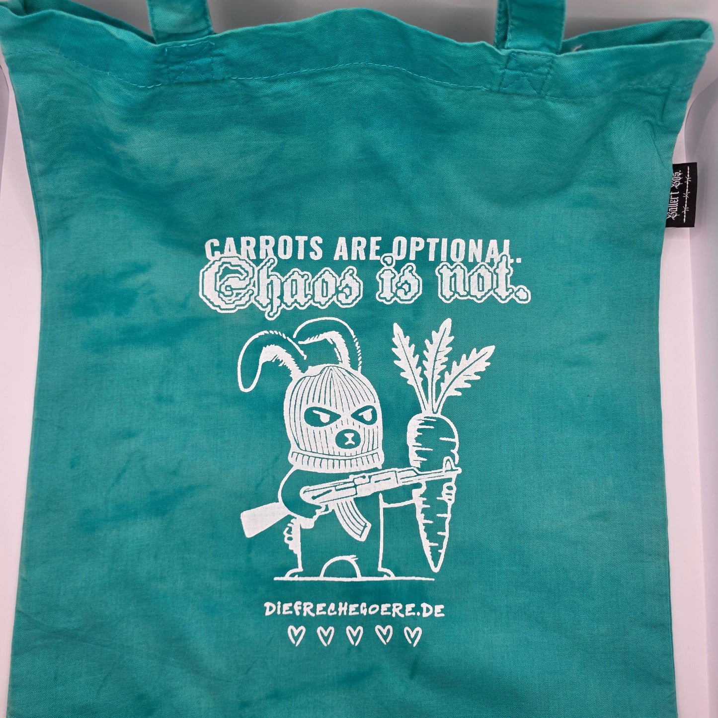 Einkaufstasche "CARROT CARTEL" - handbedruckt - Nr. 6 - DIE FRECHE GÖRE