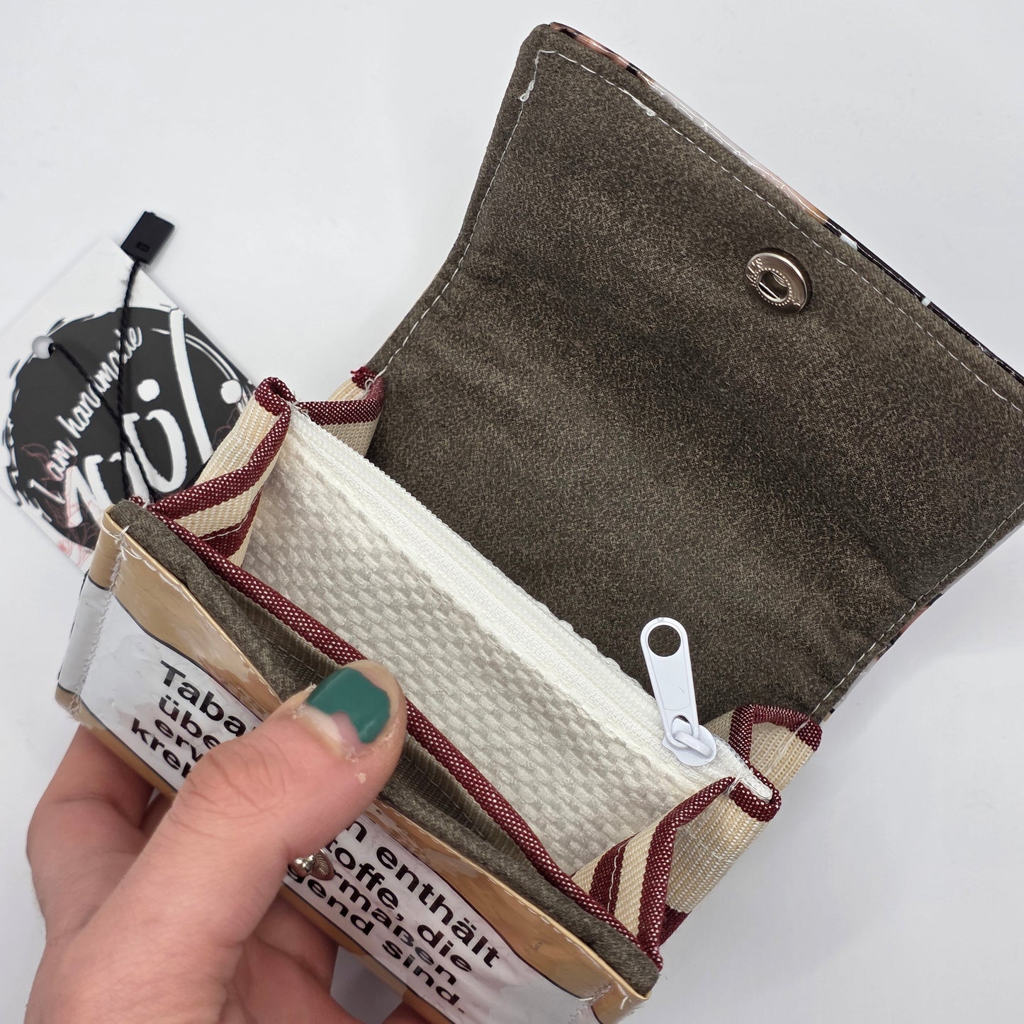 Geldbeutel (Upcycled Trash) Nr. 1 (Juni) - DIE FRECHE GÖRE