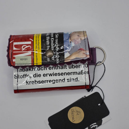 Geldbeutel (Upcycled Trash) Nr. 14 (Juni) - hidden Shrooms - DIE FRECHE GÖRE
