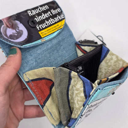 Geldbeutel (Upcycled Trash) Nr. 15 - Cats Inside - DIE FRECHE GÖRE
