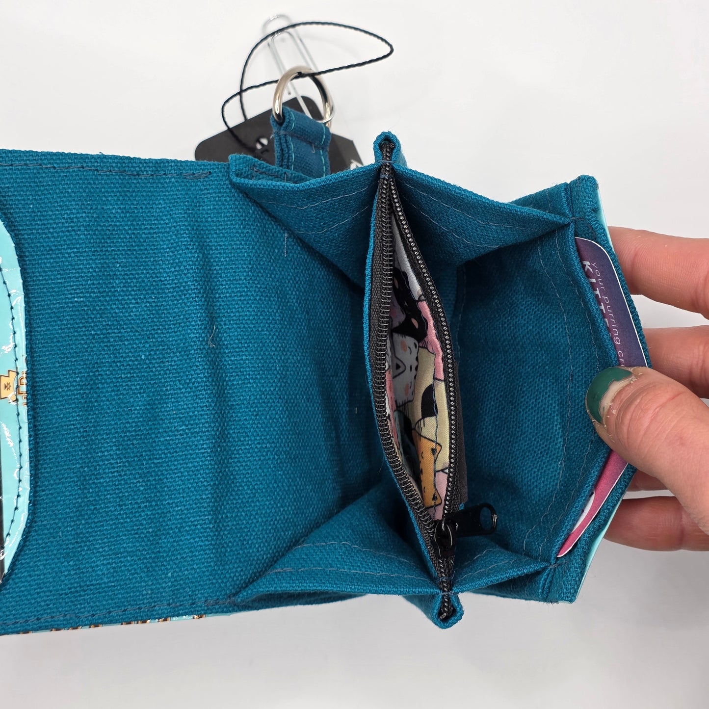 Geldbeutel (Upcycled Trash) Nr. 2 - Cats Inside - DIE FRECHE GÖRE