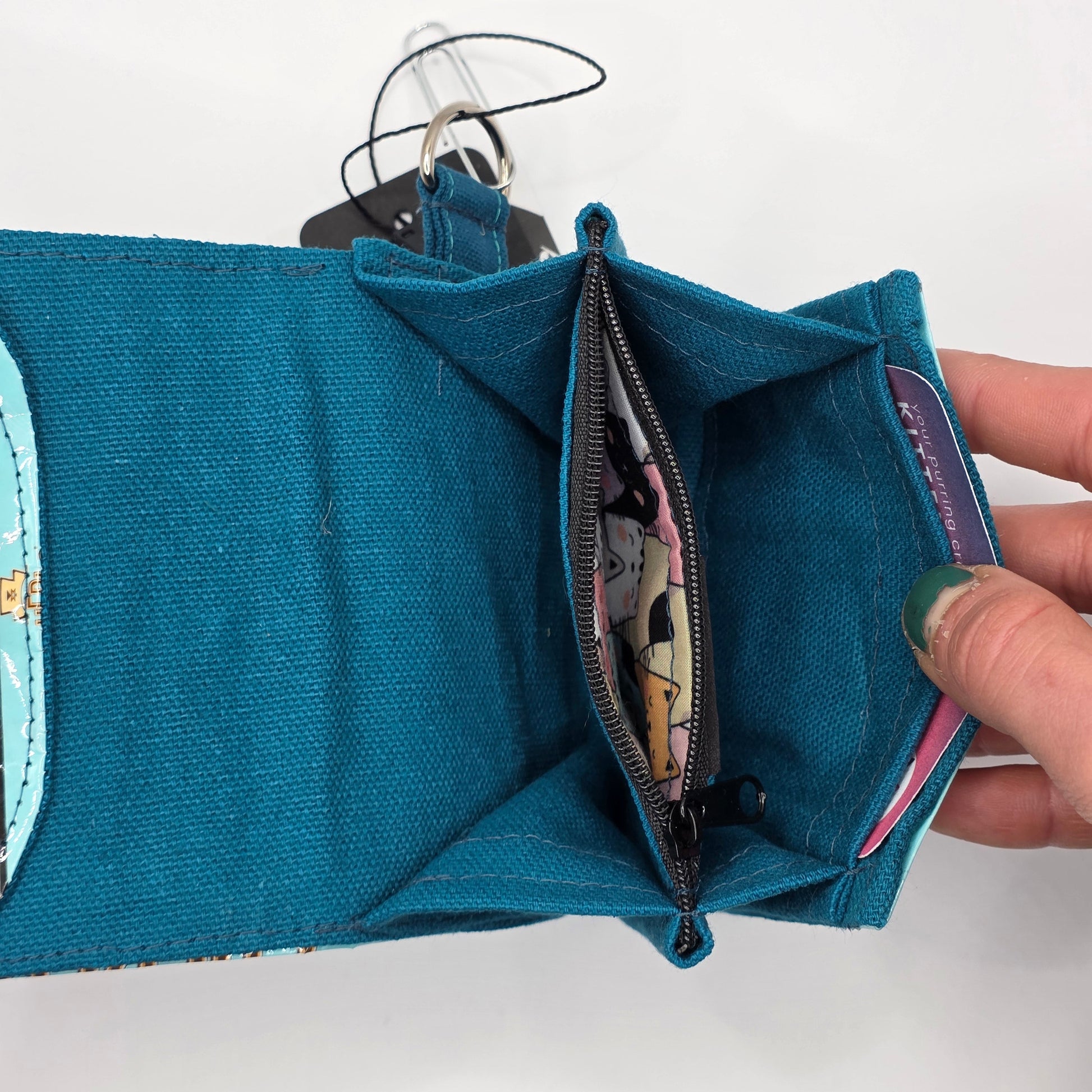 Geldbeutel (Upcycled Trash) Nr. 2 - Cats Inside - DIE FRECHE GÖRE