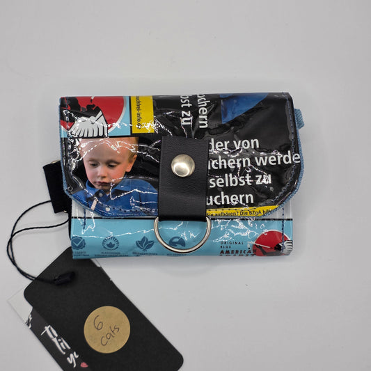 Geldbeutel (Upcycled Trash) Nr. 6 - Cats Inside - DIE FRECHE GÖRE
