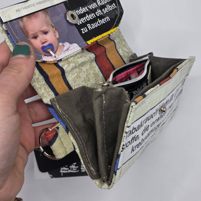 Geldbeutel (Upcycled Trash) Nr. 8 - Shrooms Inside - DIE FRECHE GÖRE