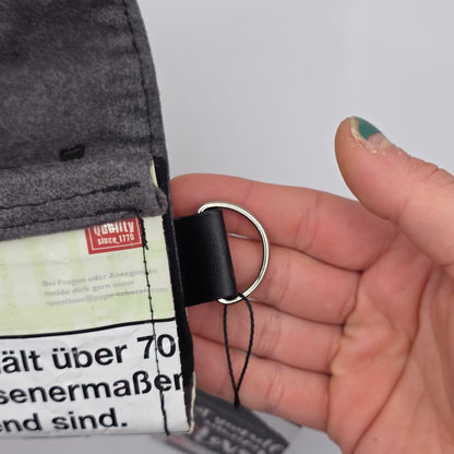 Geldbeutel (Upcycled Trash) Nr. 9 (Juni) - hidden cats - DIE FRECHE GÖRE