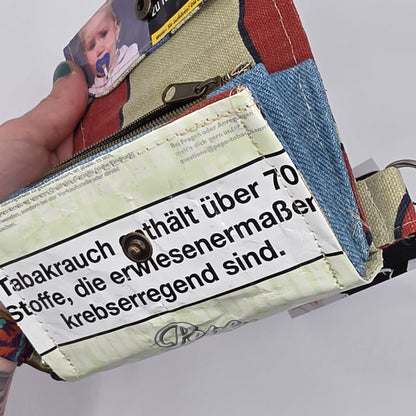 Geldbeutel (Upcycled Trash) Nr. 9 - Shrooms Inside - DIE FRECHE GÖRE