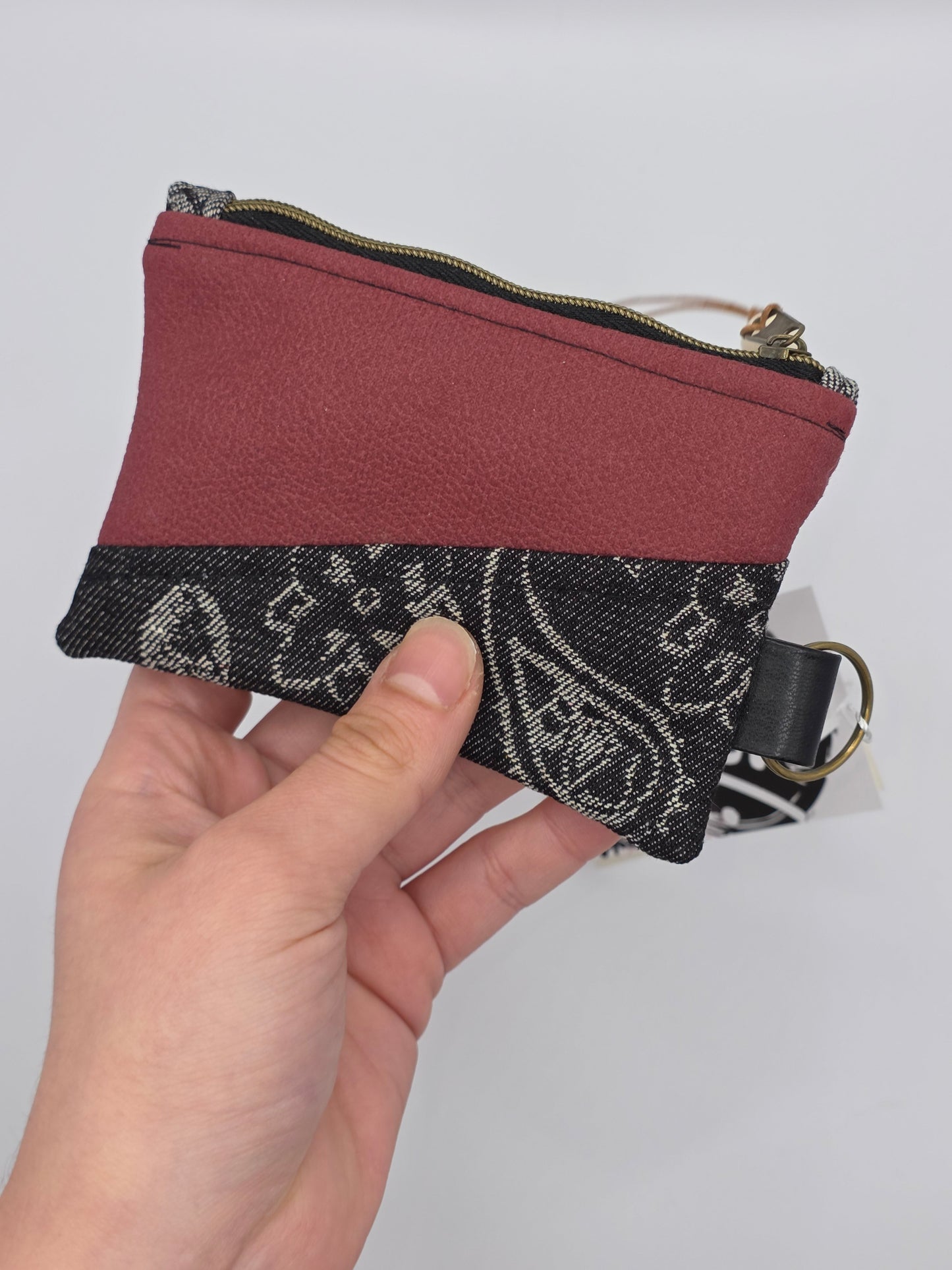 Mini Zip Wallet - Red - Cats & Dogs - DIE FRECHE GÖRE