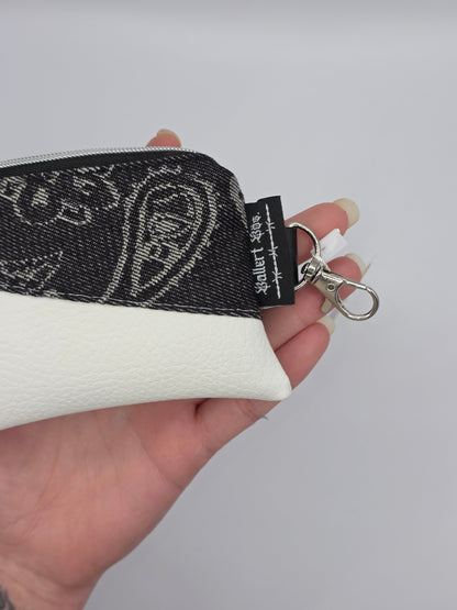 Mini Zip Wallet - White - Cats & Dogs - DIE FRECHE GÖRE