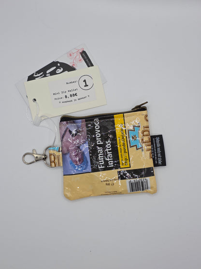 Mini Zip Wallets - Upcycled - DIE FRECHE GÖRE