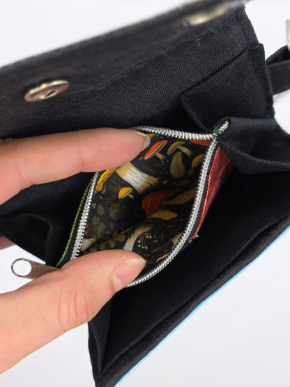 Nr.2 upcycling wallet - SHROOMS - DIE FRECHE GÖRE