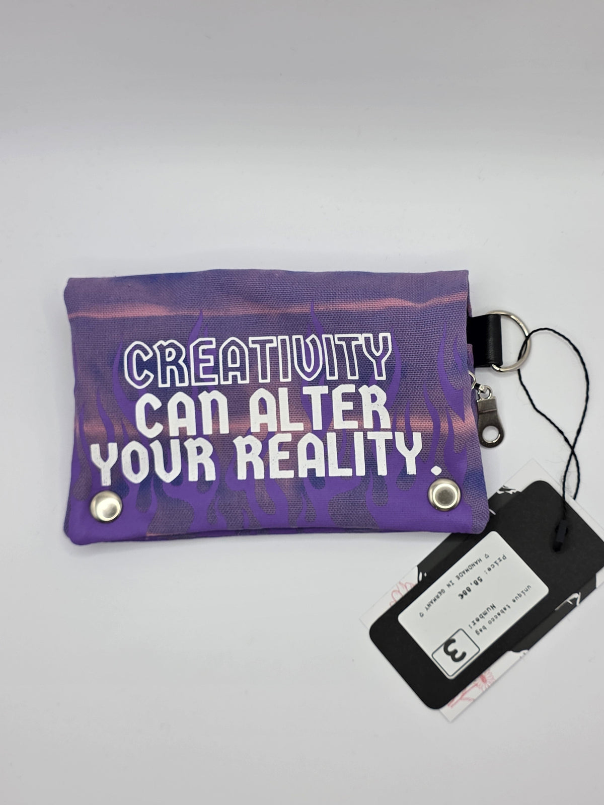 Nr.3 Tabacco pouch - purple batik - DIE FRECHE GÖRE