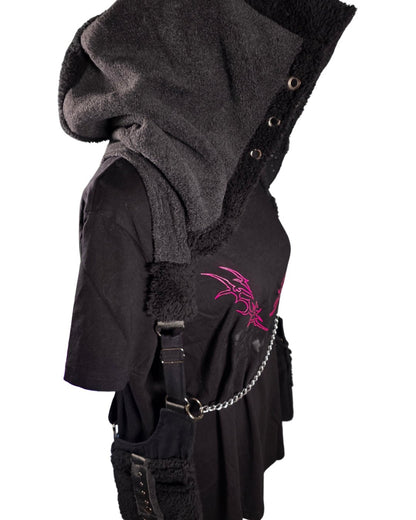 Pierced Bunny Holster Bag Midnight Grau - DIE FRECHE GÖRE