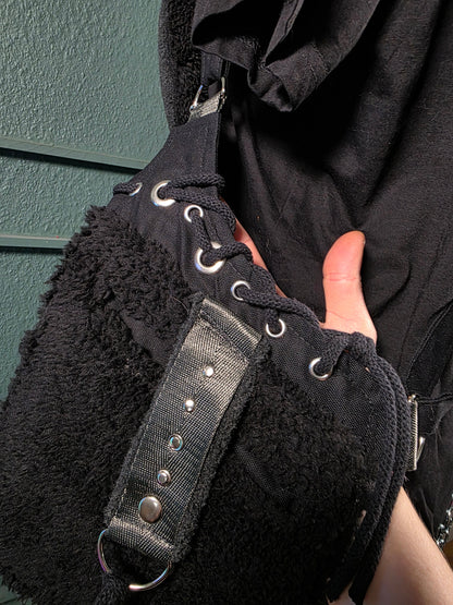 Pierced Bunny Holster Bag Midnight Grau - DIE FRECHE GÖRE
