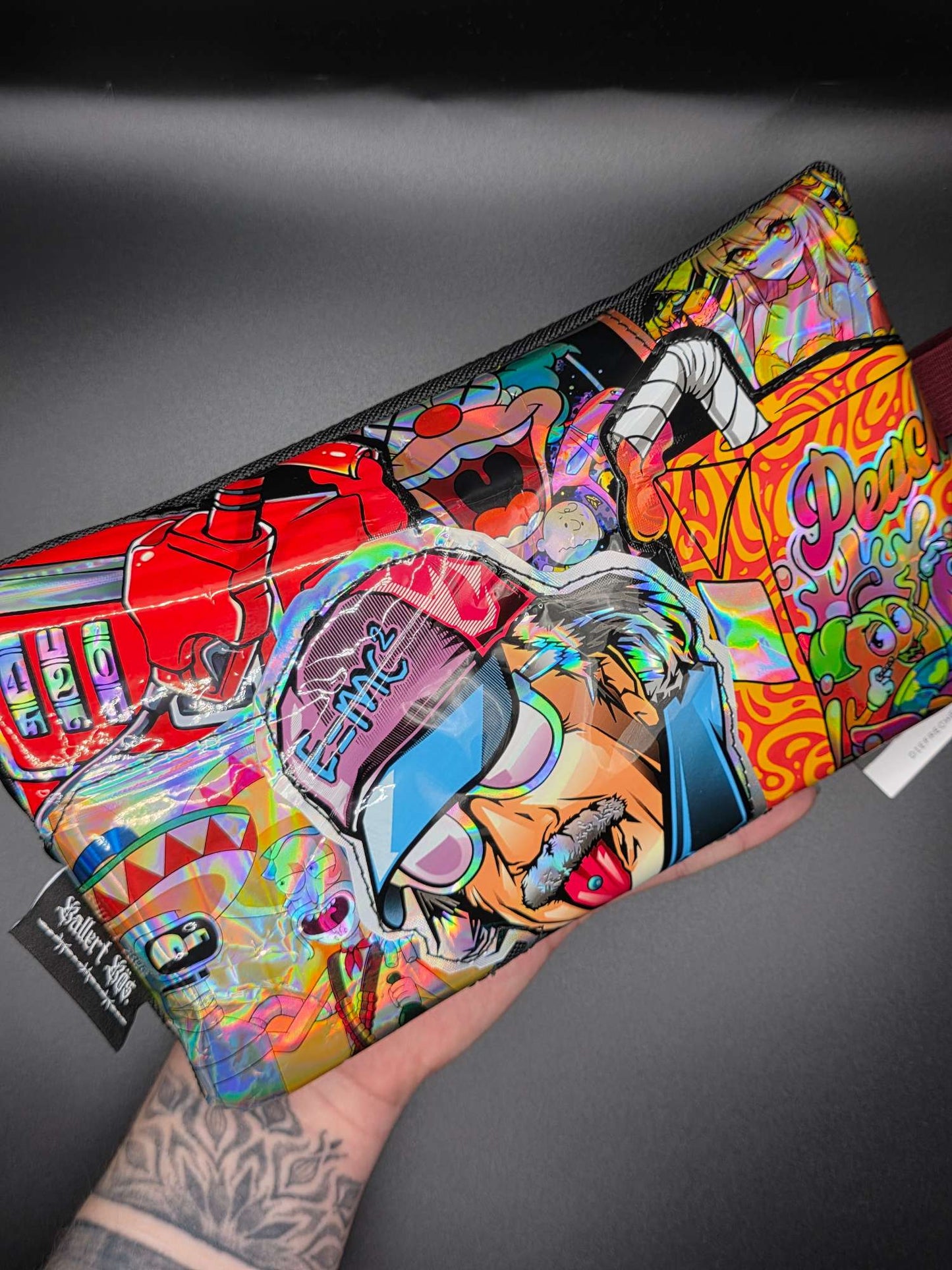 TB1.5 Trippy Zip Bag - upcycled