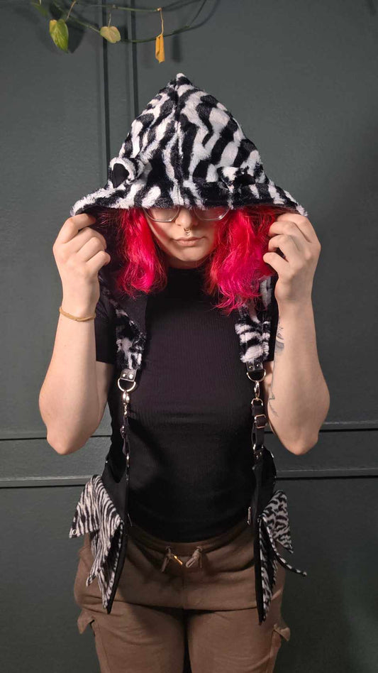 AB2.1 Zebra Holster Bag, with hidden Hood Pocket